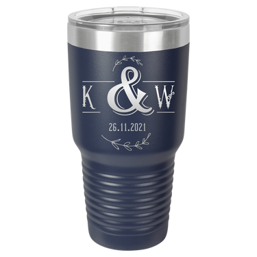 K & W Print Insulated Tumbler